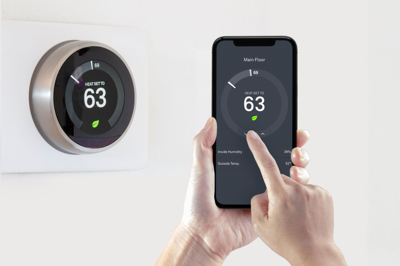 Smart thermostat integration with AC systems