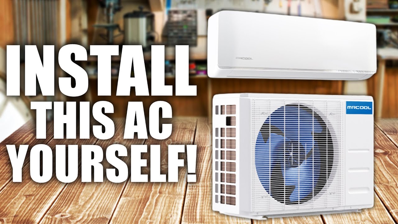 Split ductless mini heating ac system how garage diy air install cooling installation systems units conditioning mrcool workshop heat hvac