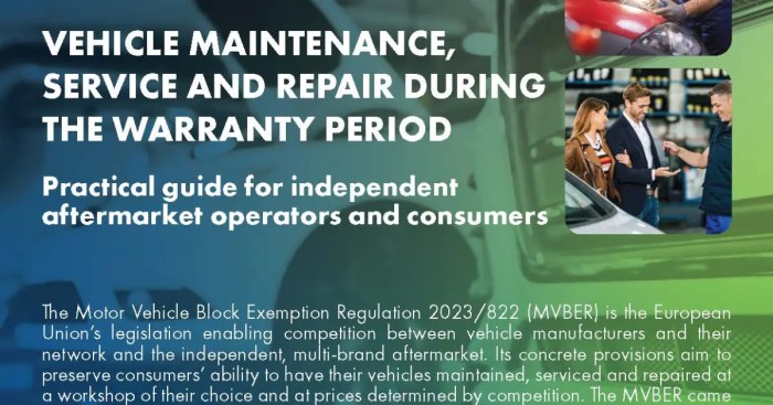 Vehicle Maintenance, Service and Repair During the Warranty Period ...